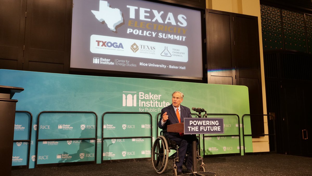 Thanks to policymakers, legislators, industry reps and the @BakerInstitute for making today’s Texas Electricity Policy Summit a success! We addressed a breadth of critical issues involving electricity that will affect Texas now and for years to come. #txlege #txenergy