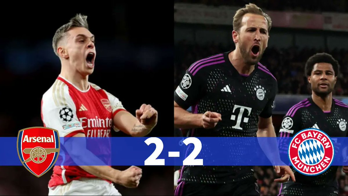 UEFA Champions League Quarter finals action produced two goal filled matches of end to end football. Real Madrid and Manchester City drew in a 3-3 blockbuster and Arsenal refused to succumb to visitors Bayern Munich in a 2-2 draw. #NRTVsports #uefachampionsleague