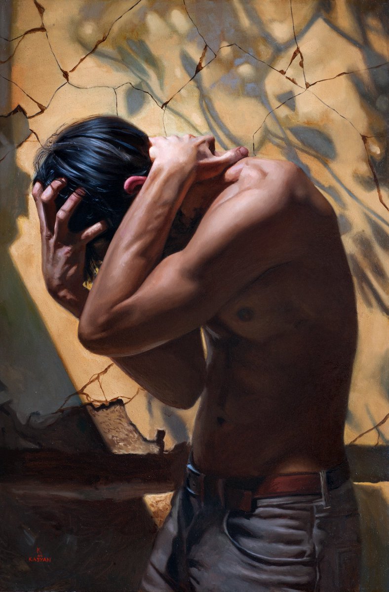 Monologue, oil on canvas, 36x24 inches