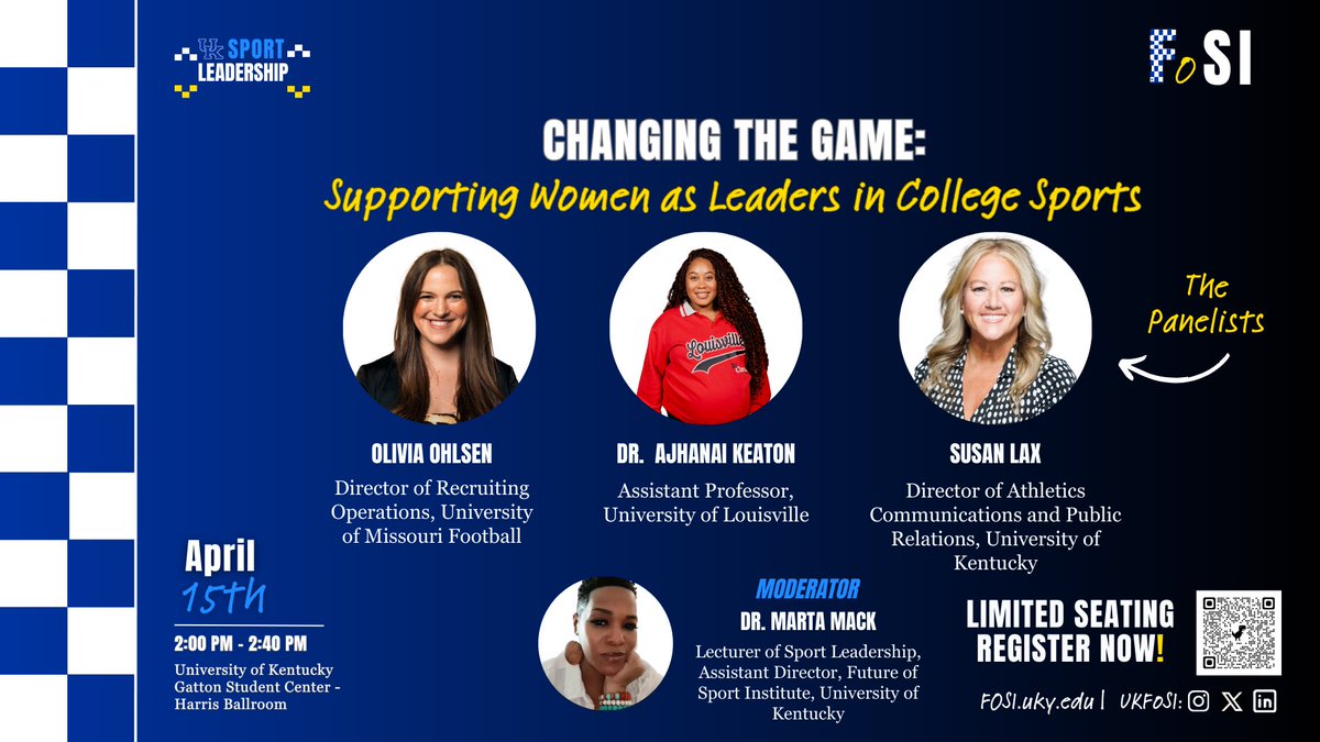 slax0's tweet photo. Since it's a slow news day here, 🙄 thought it would be a perfect time to let y'all know how excited I am to be a part of the inaugural Future of Sport Summit at @universityofky on April 15! Follow @UKFoSI for more information. 
Register here > https://t.co/NREkUFnlSO https://t.co/ykcti0oLs1