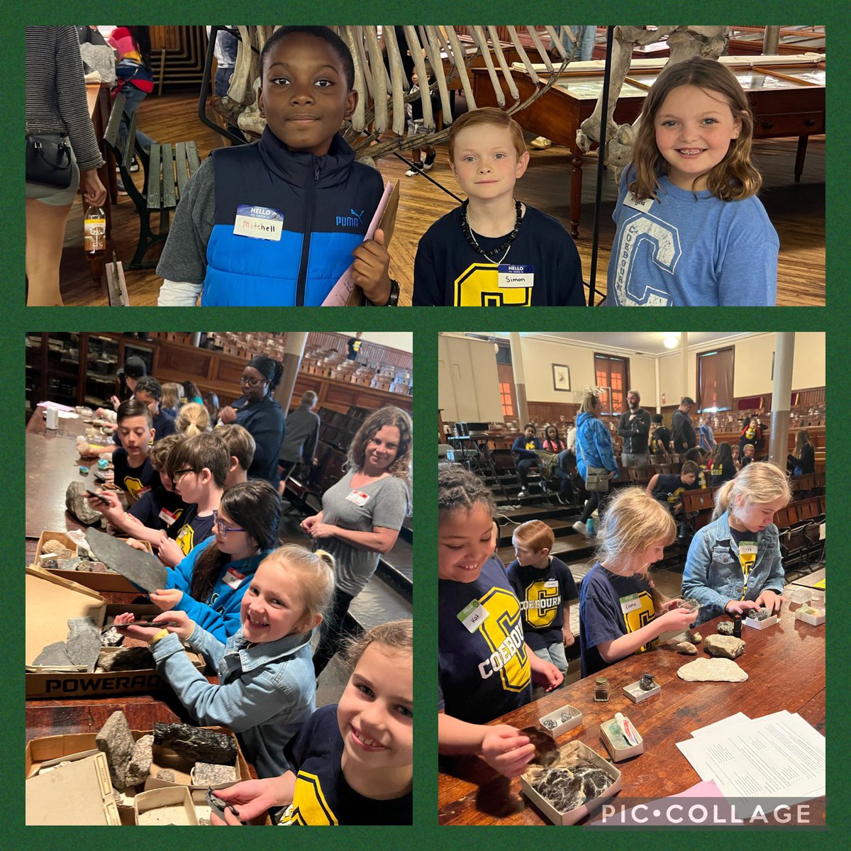 We had an amazing field trip at the @wagnerinstitute! We learned about different types of rocks and minerals and had so much fun exploring! @CoebournES