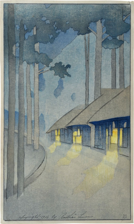 Bertha Lum 1869-1954
Road to the Forest at Nikko, 1916