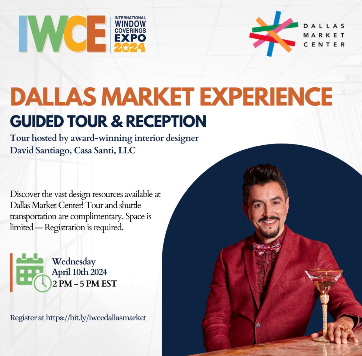 🌟 We're thrilled to be a part of the Dallas Market Experience Tour with David Santiago! 🎉 Get ready for an unforgettable event happening this Wednesday. 🗓️ We can't contain our excitement to meet and connect with all of you soon.