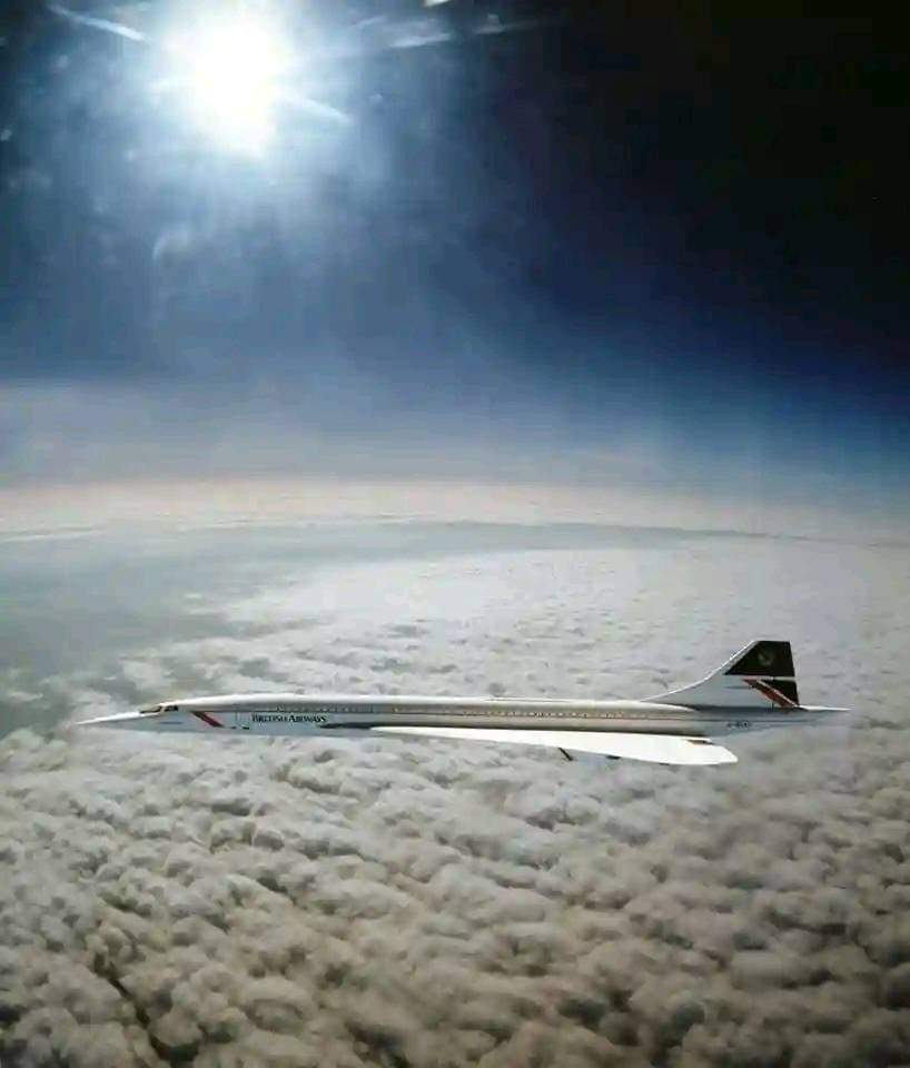 In April 1985, photo was taken from a Royal Air Force Tornado briefly flew alongside Concorde as it soared at 1,350 mph, twice the speed of sound. Despite the Tornado's efforts, it couldn't match Concorde's cruising speed for long due to its high fuel consumption.