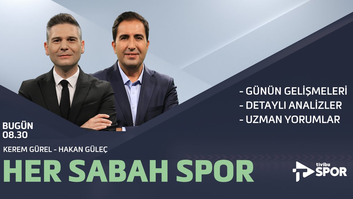 Her Sabah Spor'da gündemi @Kerem_Gurel ile @hakan_gulec değerlendiriyor!