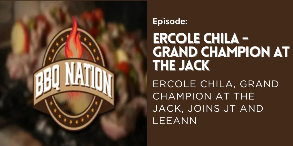 Jeff Tracy, “The Cowboy Cook”, Joins: Ercole Chila - Grand Champion at The Jack BBQ Nation: Changing this world, one recipe at a time @cowcook57 @tpc_ol @pds_ol @foa_ol @allsc_ol @alltc_ol @wh2pod @sports_ol @junkwax_ol #podernfamily . Web: apple.co/412wzkU?utm_me…