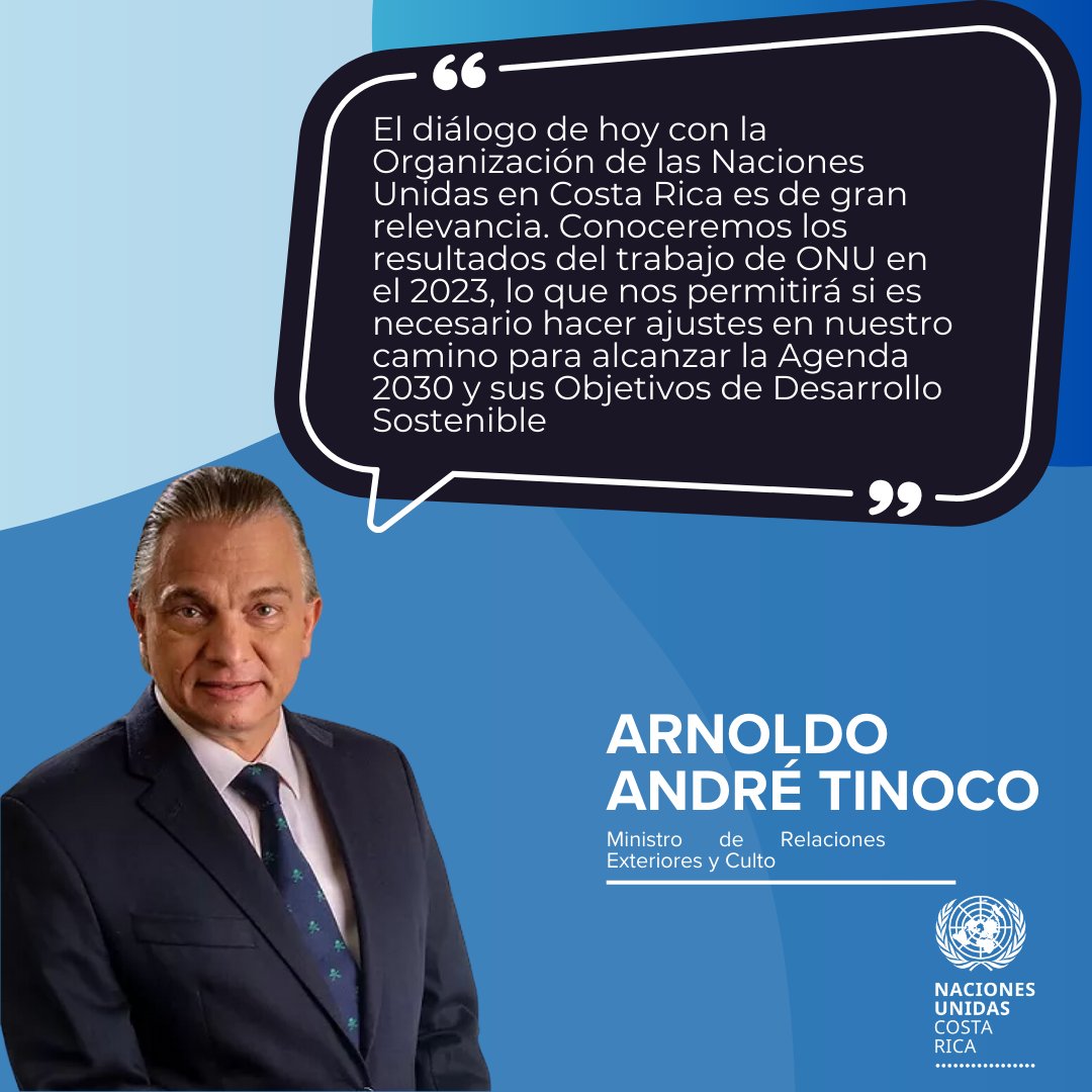 @AllegraBaiocchi @MIDEPLAN_CR En respuesta a @UNCOSTARICA Arnoldo André Tinoco, Ministro de @CRcancilleria sobre #ResultadosdelTrabajoUNCostaRica :
