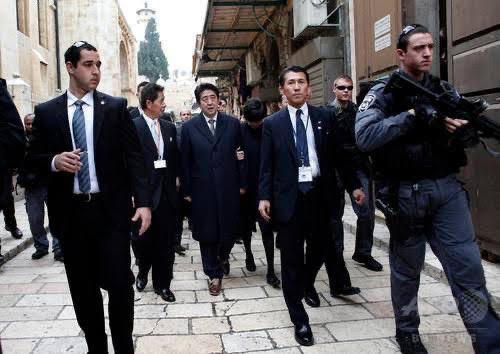 安倍晋三元総理大臣のイスラエル訪問時の警護体制。
