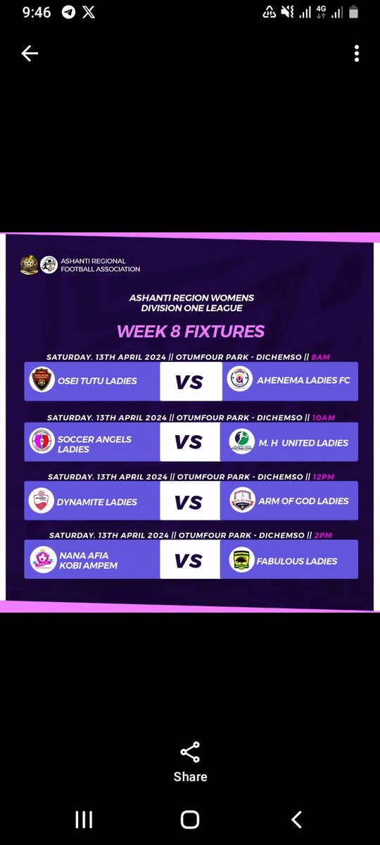 Yeey💃the second round fixtures resumes this weekend. Which game are you looking forward to..?

#ARFAWomen #DivisionOne 🇬🇭