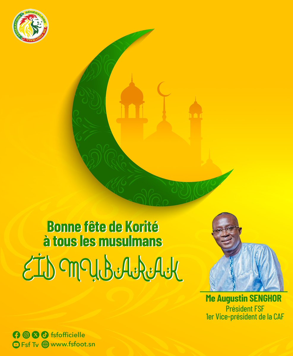 Eid Mubarak à toute la communauté musulmane 🕌🙏