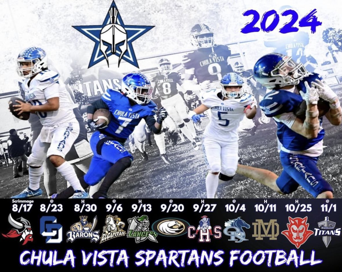 IZAAC BACA 2025 QB (@izaacbacaqb) on Twitter photo This upcoming season schedule!! Make sure to come out. We’re always putting on a show!! Spring ball starting May 6th.
@SpartansHOC <a href="/thecoachdre1/">thecoachdre</a> <a href="/Daygofootball/">San Diego Football</a> <a href="/ElijahG2025/">Elijah Gillespie</a> <a href="/KUSIPPR/">Prep Pigskin Report</a> This upcoming season schedule!! Make sure to come out. We’re always putting on a show!! Spring ball starting May 6th.
@SpartansHOC <a href="/thecoachdre1/">thecoachdre</a> <a href="/Daygofootball/">San Diego Football</a> <a href="/ElijahG2025/">Elijah Gillespie</a> <a href="/KUSIPPR/">Prep Pigskin Report</a>
