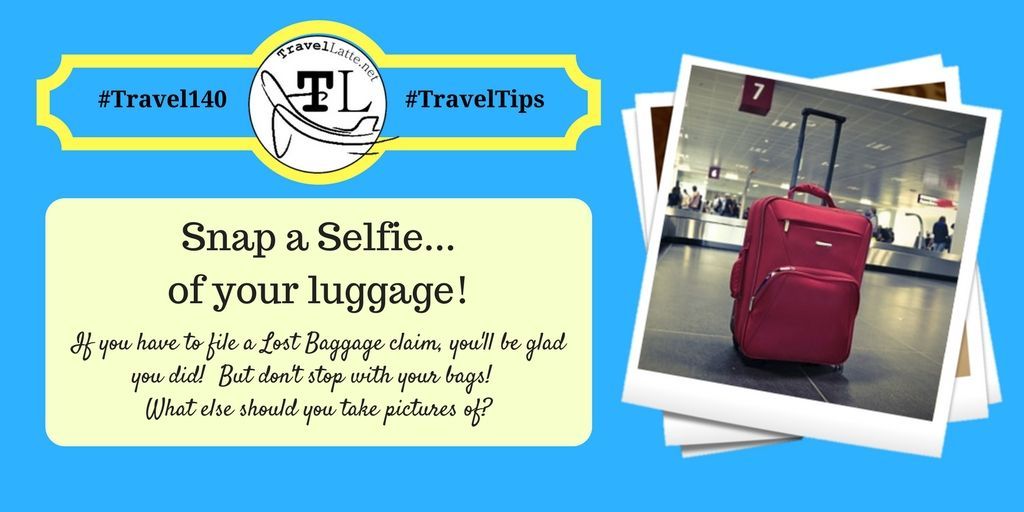 'Happy #TravelTipTuesday! One of our fave #traveltips: Selfie. Of your luggage. It helps if it goes missing when you #travel! 
bit.ly/2vs5Oba '