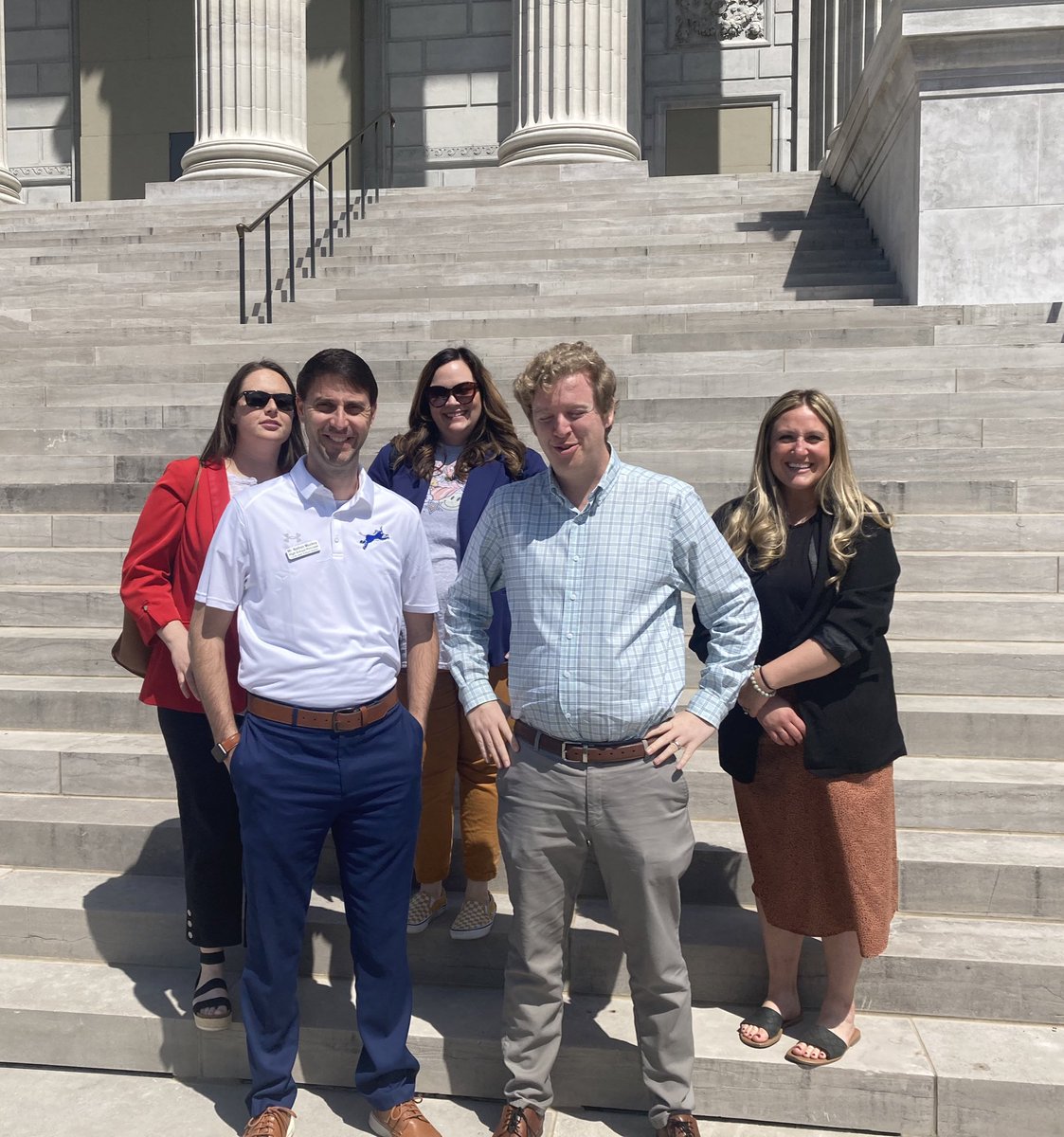 Spent the day in Jefferson City with students from the superintendent internship class. Visited with <a href="/DrHayter/">Dr. Doug Hayter</a> at MASA then a state board mtg &amp; then to the capital. Visited with our legislators &amp; watched a part of the senate in session. #ucmoedlead #UCMTeachRed