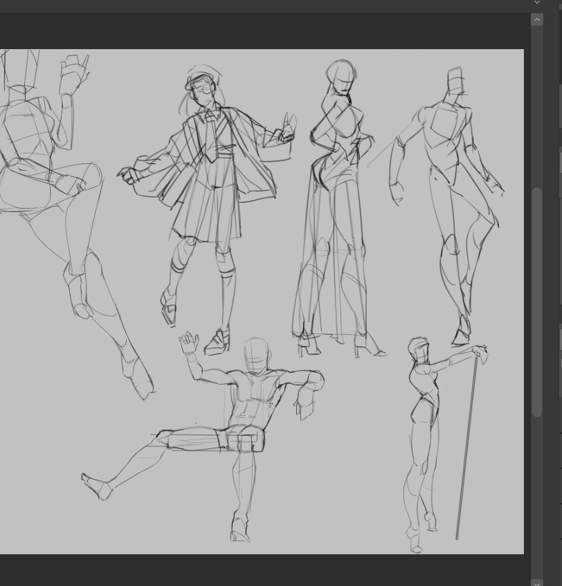 FoxesQuill's tweet image. Sketch Dump! #sketch #posepractice