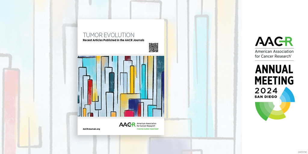 Attending #AACR24? Pick up a copy of the AACR Journals Collection, Tumor Evolution, at the Publications Booth 4043 during the @AACR Annual Meeting 2024. bit.ly/3UbqUaw