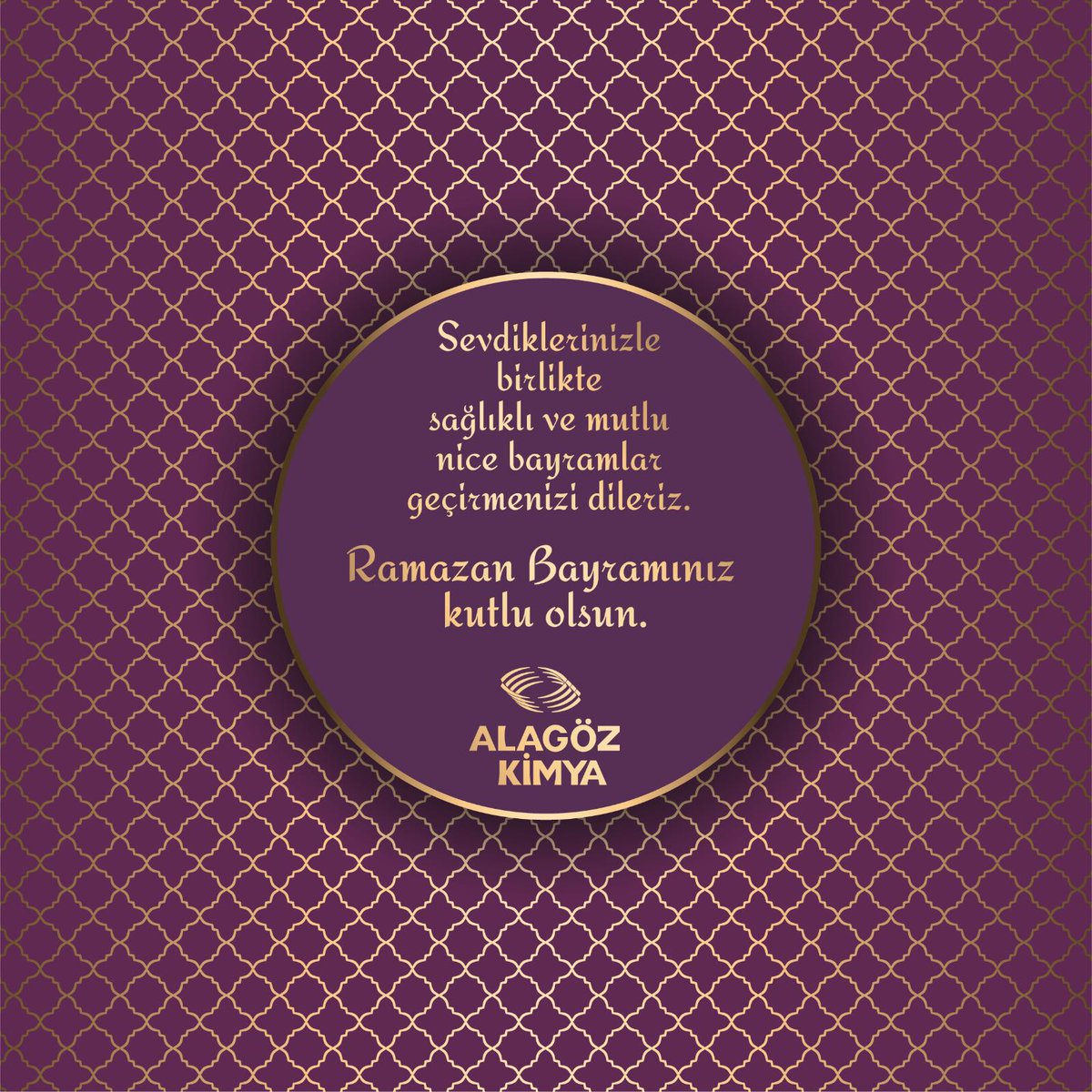 Sevdiklerinizle birlikte sağlıklı ve mutlu nice bayramlar geçirmenizi dileriz. 

#RamazanBayramı’nız kutlu olsun.