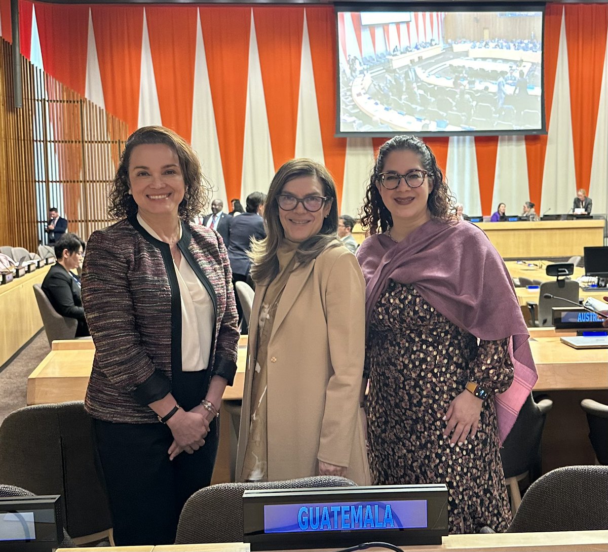 Guatemala 🇬🇹 elected today as member of the Executive Committee of the Program of the United Nations High Commissioner for Refugees (ExCom). Our appreciation to the Member States for their support to the Guatemalan candidature.