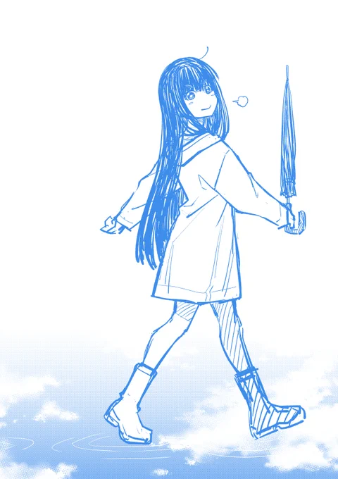 早起きしたので朝みこ。#みこみこアート 