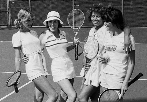 CHALLENGERS, ‘70s style, with Olivia Newton-John, Helen Reddy, Minnie Riperton and Linda Ronstadt. Imagine the theme song