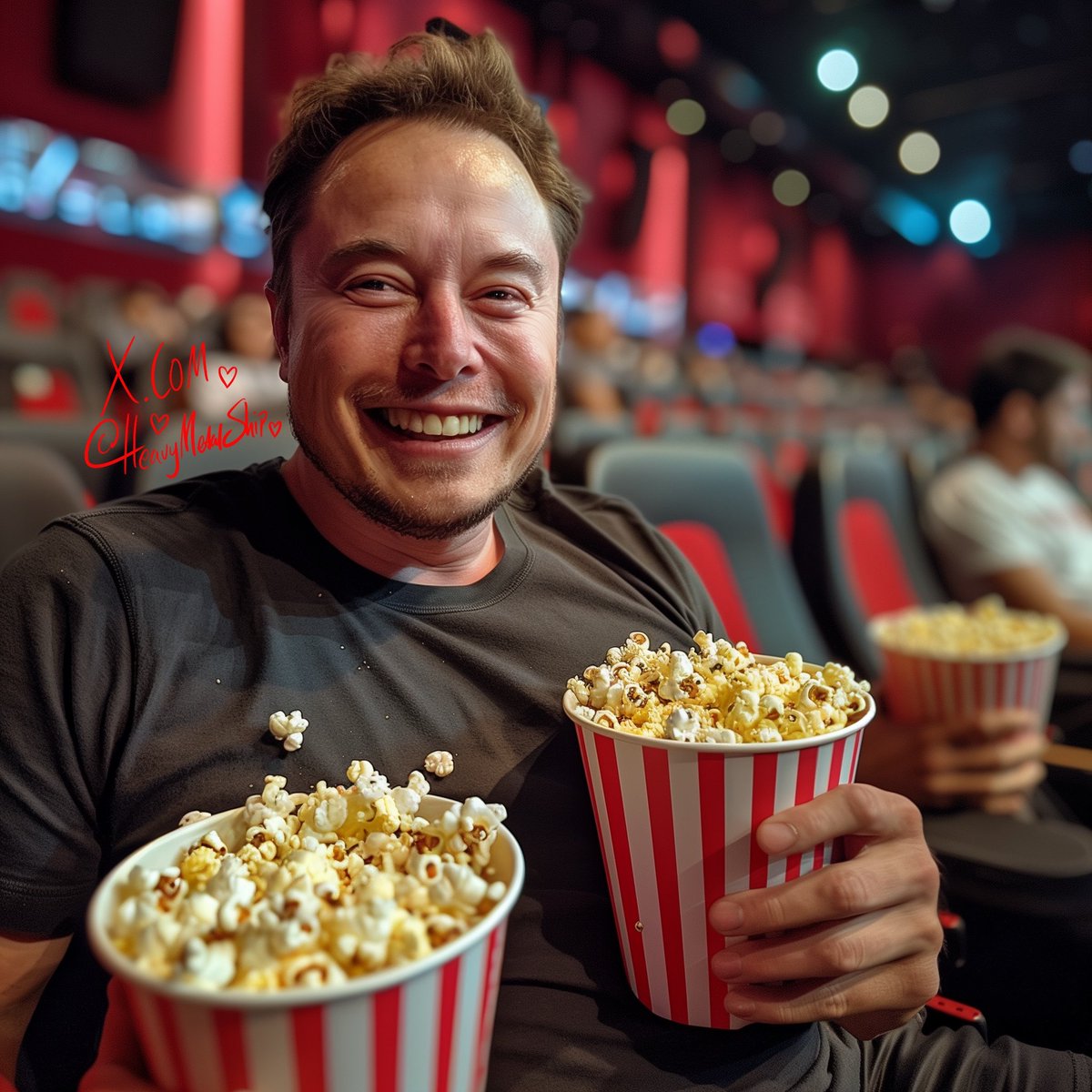 “Diet Coke is amazing, especially the soda fountain version at movie theaters with salt and butter popcorn.” - @elonmusk Elon is offering you some popcorn. 🍿 What movie would you like to watch with Elon at the theater?