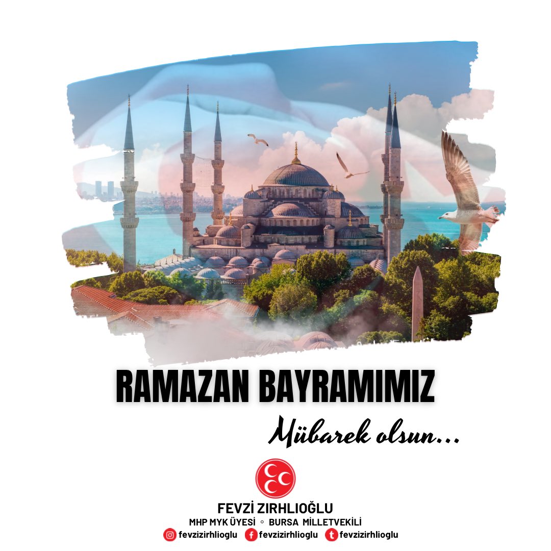 Mübarek Ramazan Bayramı’nızı kutlar, sağlıklı ve huzurlu nice bayramlar dilerim…

#ramazanbayramınızmübarekolsun #ramazanbayramınızkutluolsun