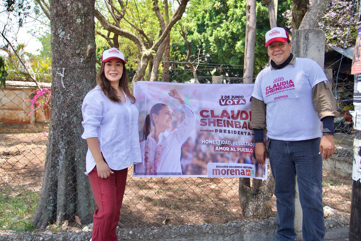 Nuestro movimiento es construido desde el territorio y por eso hay simpatía hacia la propuesta de la doctora <a href="/Claudiashein/">Claudia Sheinbaum Pardo</a>. #Oaxaca