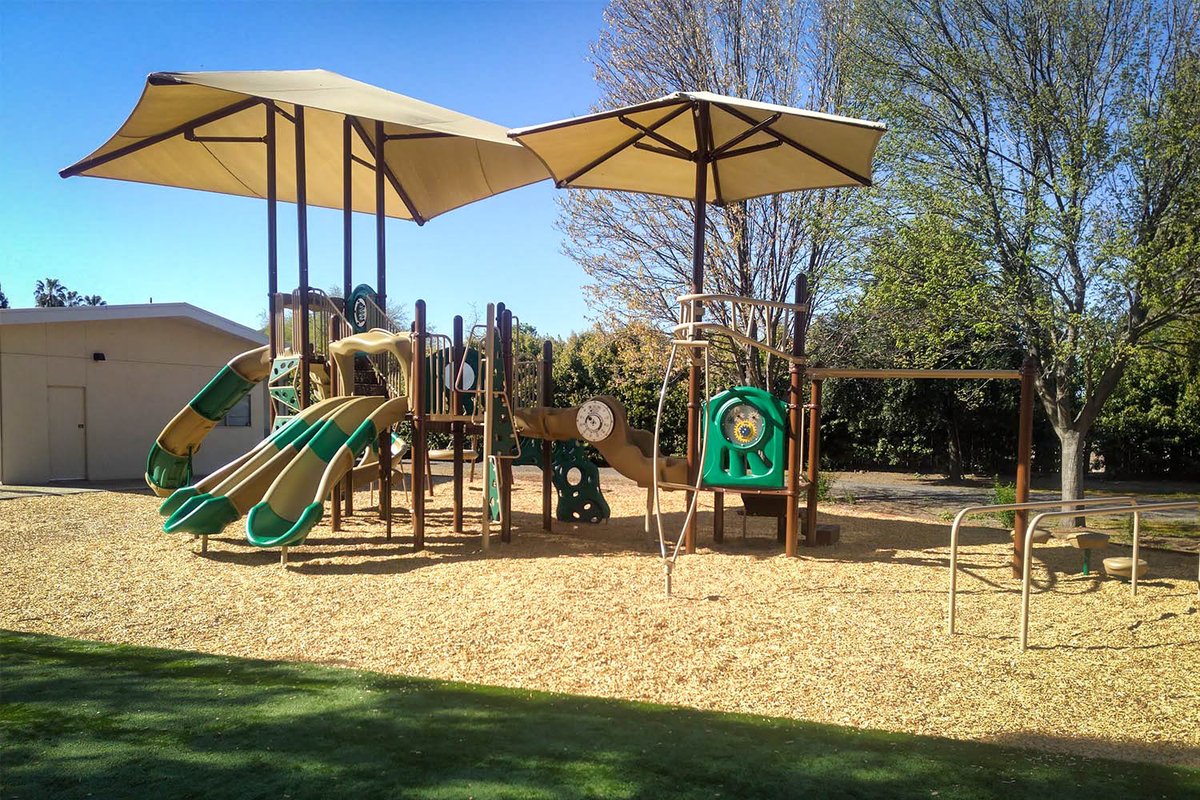 NorCalRec's tweet image. Take a look at the latest green transformation by Northern California Recreation at Grace Community Church in Chico, CA! 🌳 We may not have installed the playground equipment, but we've laid down lush turf that brings a fresh vibe to playtime. #TurfTransformation #CommunityBuild