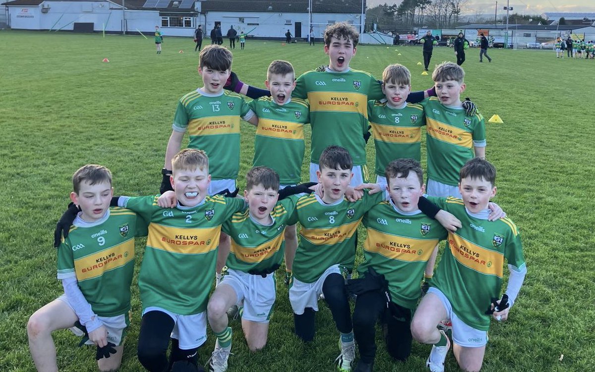 Our U11.5 boys who travelled to Dungiven this evening for their 1st games of the season. 🔰