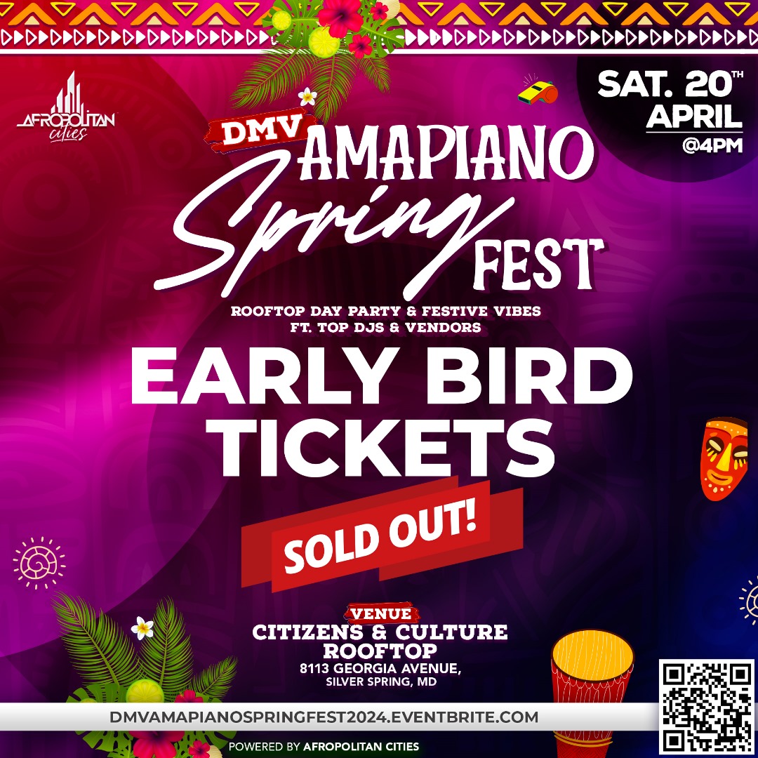 Early Bird sold out!! 11 More days to go. Secure your tickets now before its too late!! AmapianoDayFest.com