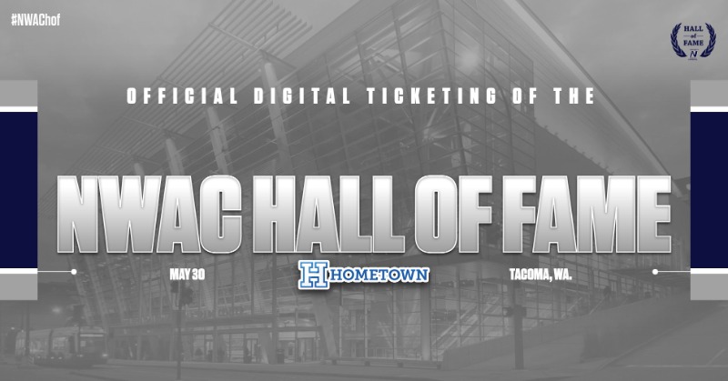 The NWAC Hall of Fame tickets are available online powered by @HomeTownTix #nwachof Save $10 per ticket through 4/26! See site for details. 🔗 nwacsports.org/halloffame 📅 Ceremony on 5/30 starting at 5:30pm 📍 Greater Tacoma Convention Center @herffjones | @alumni_rocket