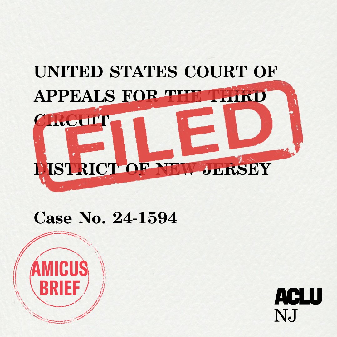 FILED! Today, we filed another amicus brief—this time in the Third Circuit—in the case seeking to end NJ’s unconstitutional “county line” primary ballot system. The county line offends the First Amendment, and New Jerseyans deserve fair elections now.