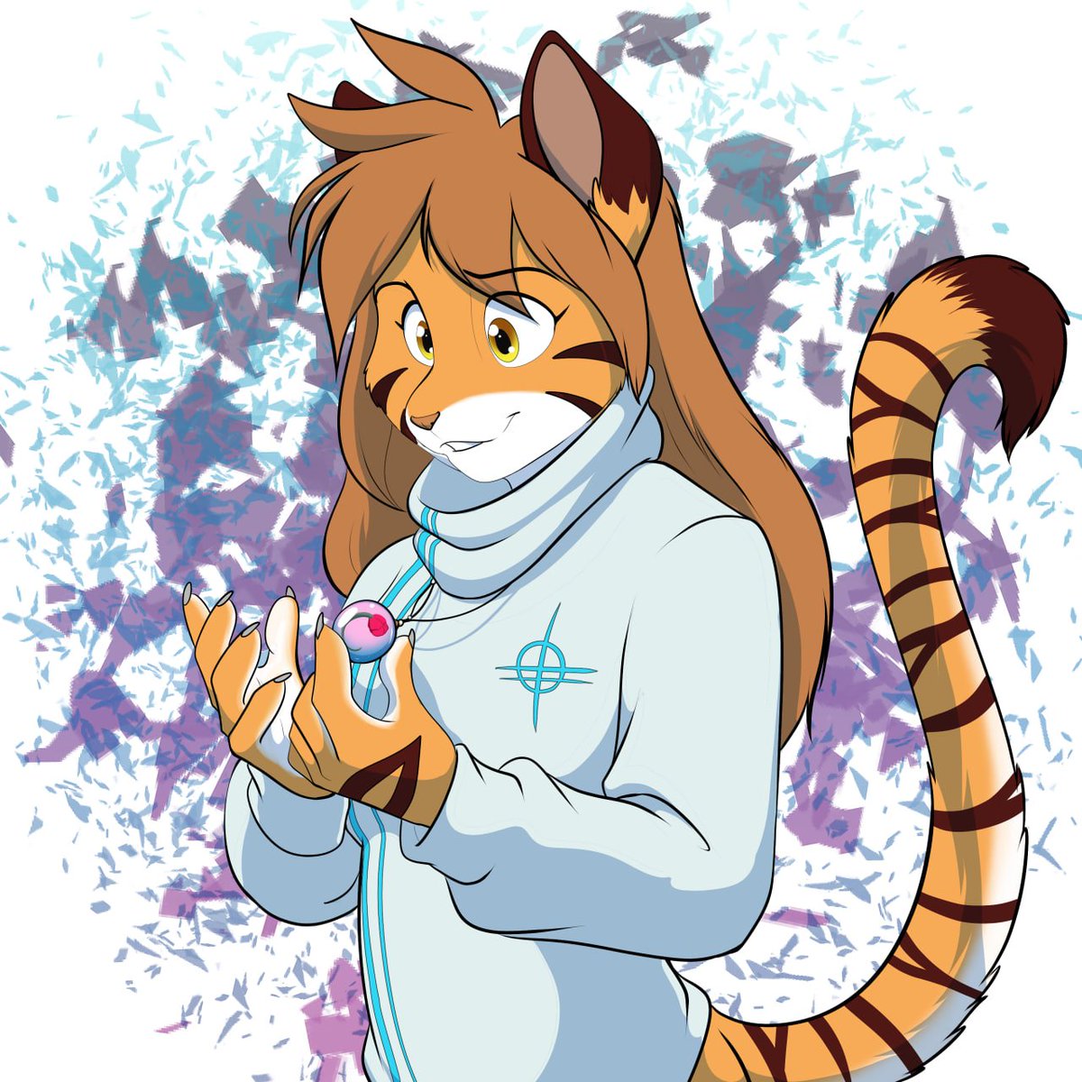 Did some Fan Art for <a href="/TwoKinds/">TwoKinds</a> of Flora. I wanted to do something cute and wholesome for her so here she is admiring the Subtleseed necklace Trace gave her. <3