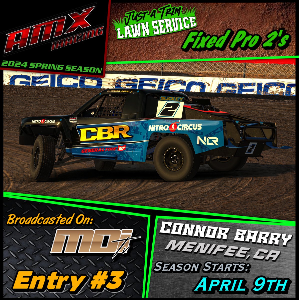 AMX Pro 2 Season Opener tonight at Crandon 😎 Let’s start the season strong 👊🏻