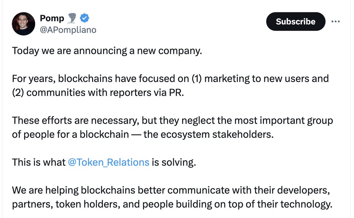 'historically blockchains have focused on 1) growth and 2) retention. these efforts are necessary but they have ignored an important stakeholder: the middleman. that is the problem i am solving.'