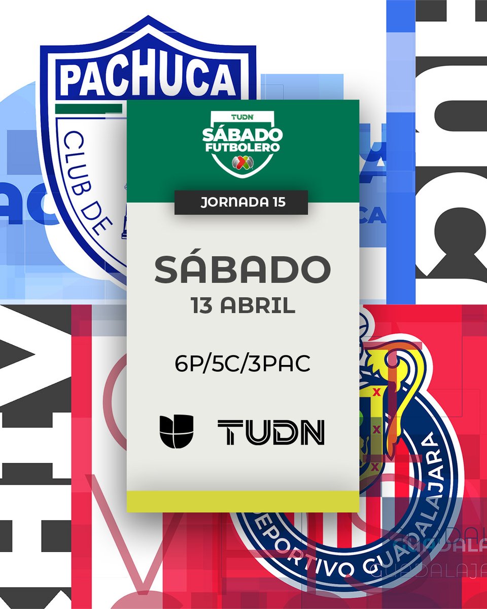 💥 Este #SabadoFutbolero está pensado para gozar con los 🐹 @Tuzos o sufrir con @Chivas 🐐 ¡Tú decides! 🫵😏 No te puedes perder este agarrón en @Univision y @TUDNUSA 📺