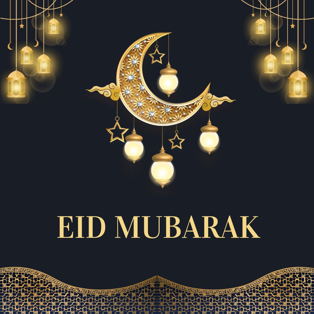 We're wishing a joyful Eid Mubarak to all those celebrating!