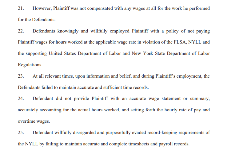 In a new lawsuit, Jimmy Finkelstein is accused of promising a freelance journalist $500 a day, working him 50 hours a week starting in November, and then never paying him any wages by the time The Messenger shut down on January 31—or since.