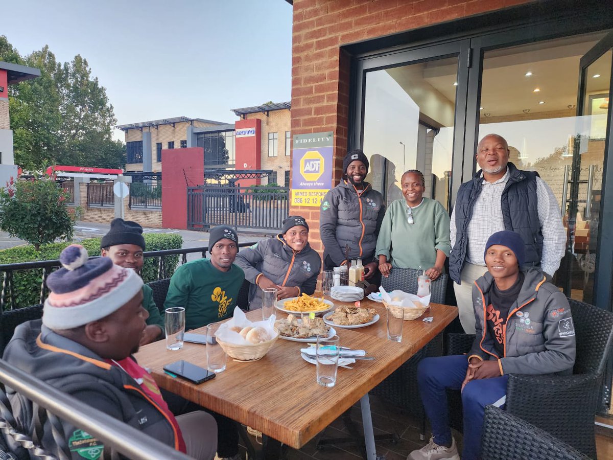 Ntokozo_Books's tweet photo. Today we finally went to visit Baba Samuel Monyame Maifadi &amp; Mama Manti Maifadi. 😊
We are so grateful for your inspiration and for being a part of @SiyafundaSA Your motivation, and generosity inspires us everyday.

#NoRuralChildLeftBehind #NeverStopReading #WeLoveBooks https://t.co/cFs7sFJgOb