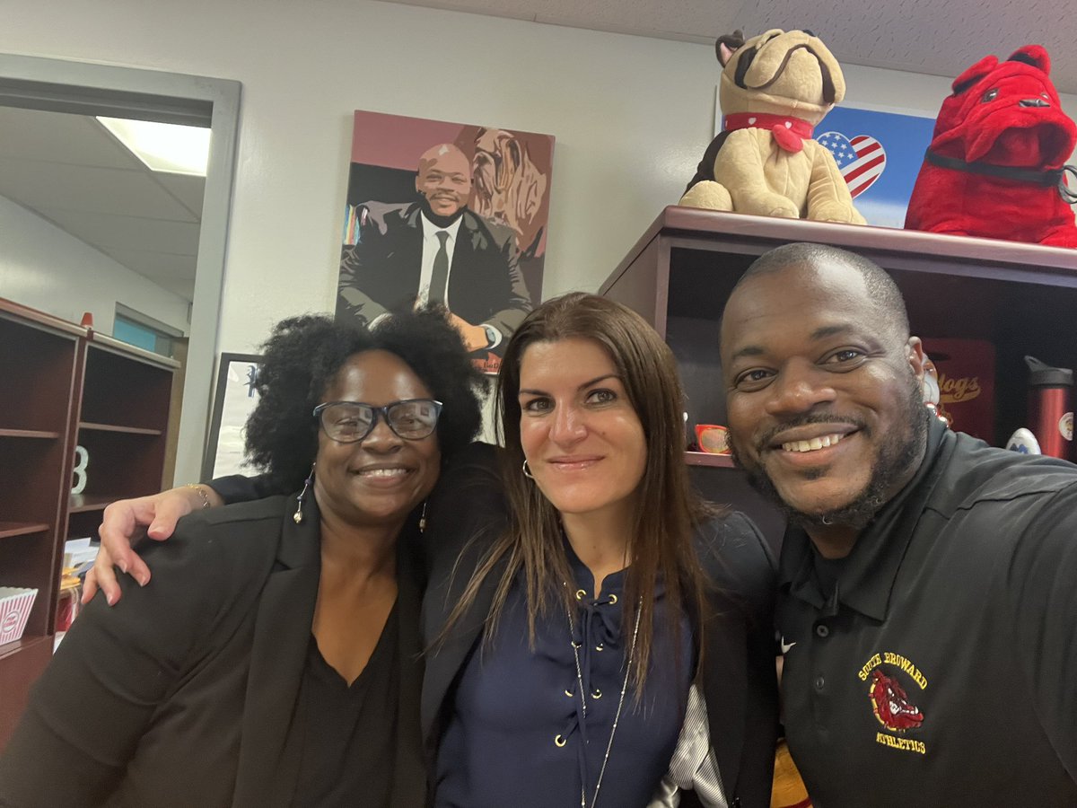 AMAZING visit with the South Broward zone! Clear pathways of entrepreneurship, culinary & IT! We are looking forward to supporting both Attucks & Olsen Middle Schools with kitchen renovations! LOVED visiting with my Patriot family Alex Blessed Francois & Janet Giancarli!