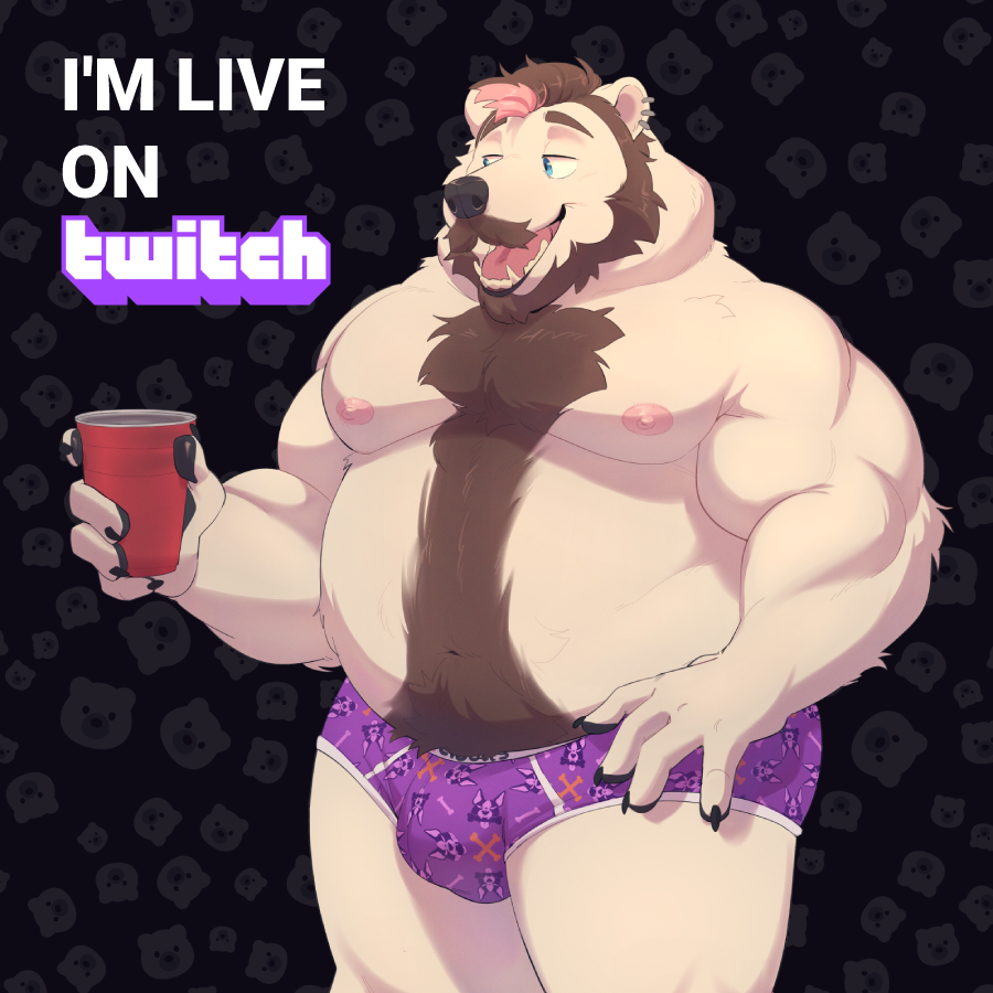 🔴 I'M LIVE ON STREAM 🔴 CHOO CHOO I'M DRIVIN' A TRUCK - it's time for more Euro Truck Simulator 2! 🐻‍❄️🚚 ⬆️ STREAM INFO IN BIO ⬆️ (Art by @BurntOnly)