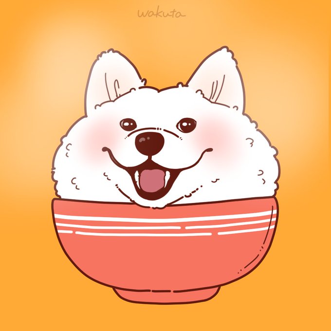 「rice bowl simple background」 illustration images(Latest)