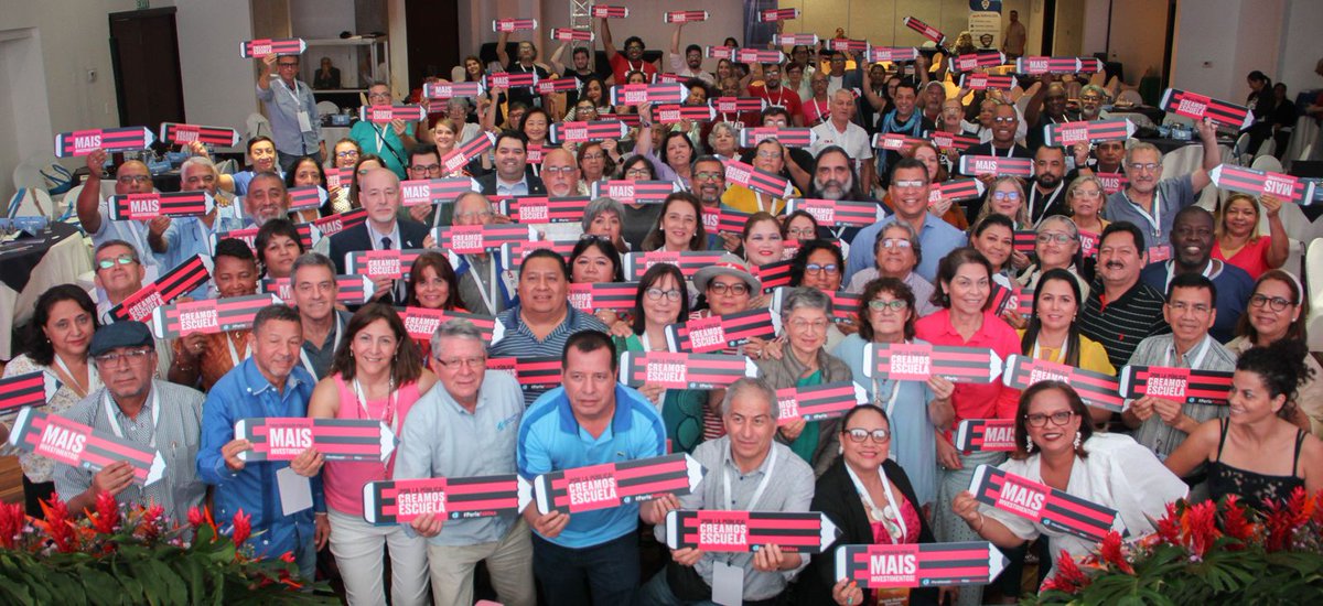 📢 #PorlaPública #CreamosEscuela ¡Cerramos una exitosa Conferencia Regional! ¡Gracias compañeros y compañeras por acompañarnos! 💪🏻 Seguimos trabajando por el fortalecimiento de la educación pública en America Latina.