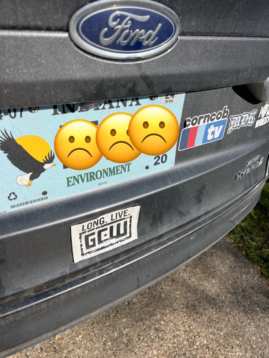 The sticker may say “Long. Live. GCW.” But the adhesive says “I’m only sticking around two weeks.” <a href="/GCWrestling_/">GameChangerWrestling</a> <a href="/gcwmerch/">GCWMERCH</a>