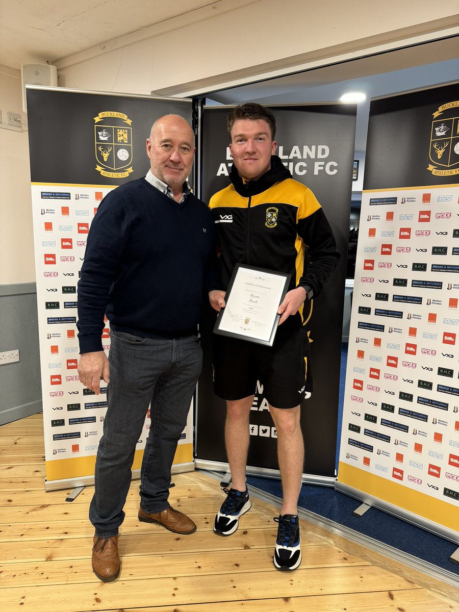 2️⃣0️⃣0️⃣ | Ryan Bush

Tonight marked the 200th appearance for striker, <a href="/RyanBush7i/">Ryan Bush</a> and he was presented with his Certificate of Achievement by Co-Chairman <a href="/JPbafc/">John Piller</a> after the game.

200 appearances, 95 goals ⚽️

An impressive set of stats, still at only 27 years old!

#RB9 🟡⚫️