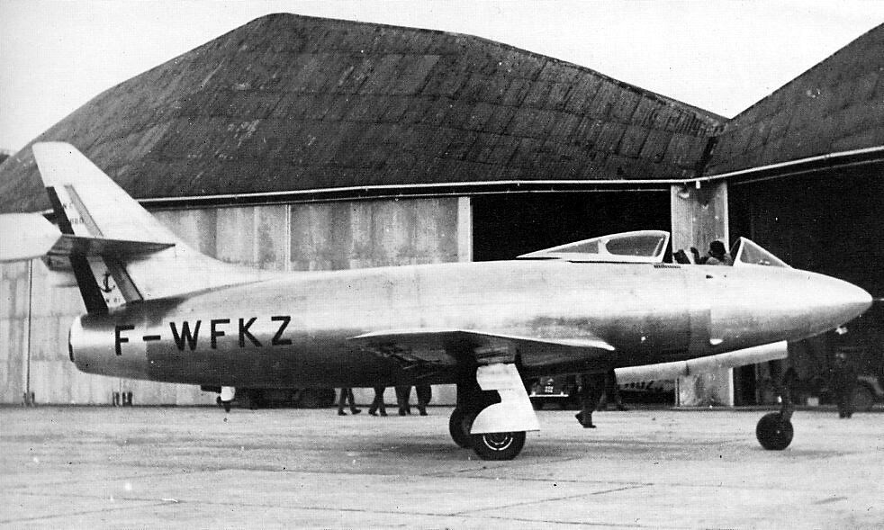 #OTD in 1950: the sole prototype Nord NC 1080 [F-WFKZ], a fighter intended for the French Navy, crashes in Chevannes (France). Test pilot Pierre Gallay is killed. Cause was never determined; the project is abandoned, and the French Navy adopts the British designed Sea Venom.…