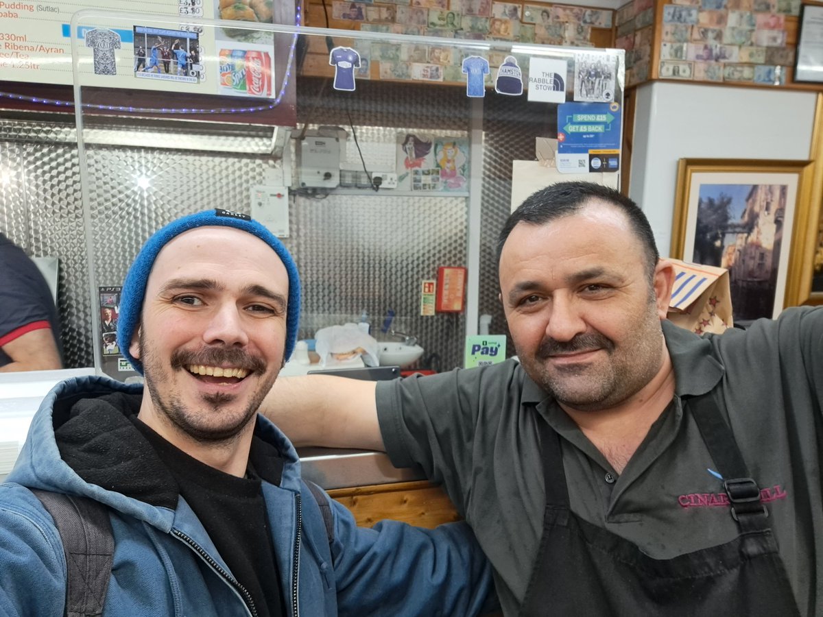 Nice little catch up with bossman at Cinar Grill
