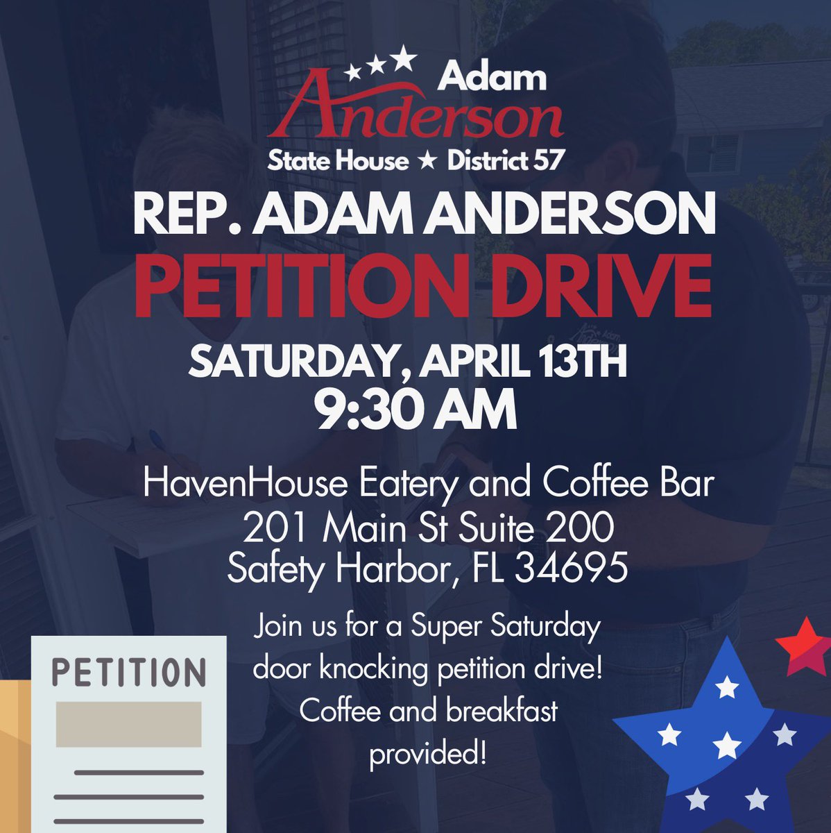 Come join us Saturday 4/13 in Safety Harbor!