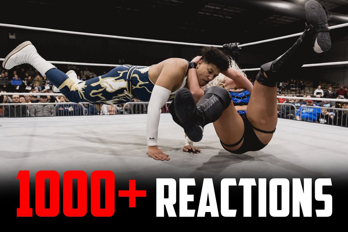 @REALSierra_ vs @AlvinFalcone from WinterSlam has become our most popular social media post! The match has received 1000+ reactions and over 80,000 views. Thank you to everyone for supporting our wrestlers and us!
