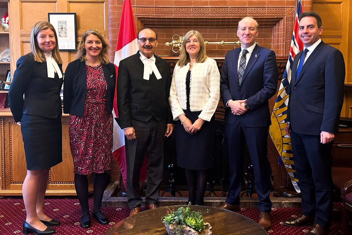 A warm #BCLeg welcome to Rt. Hon. Alison Johnson, Presiding Officer of Scottish Parliament, and Members of @ScotParl, joining us for interparliamentary learning this week.