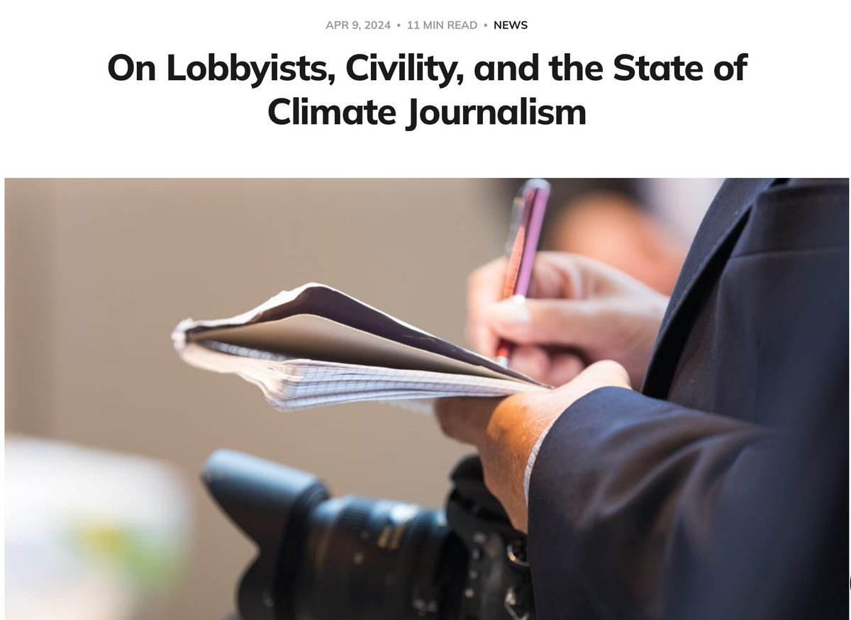 Every journalist—and everyone concerned about the state of journalism—must read this @WeAreDrilled article about the subtle ways the information ecosystem gets polluted, even among the climate press. Our current model for reporting needs to change. drilled.ghost.io/on-the-state-o…